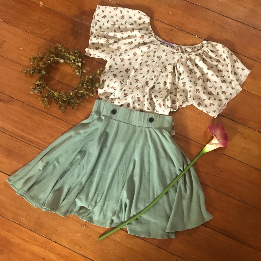 Floral Peasant Blouse